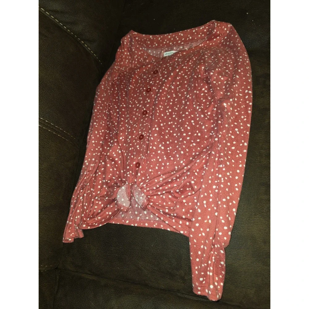 Abercrombie kids tie front shirt and jeans size 13 14